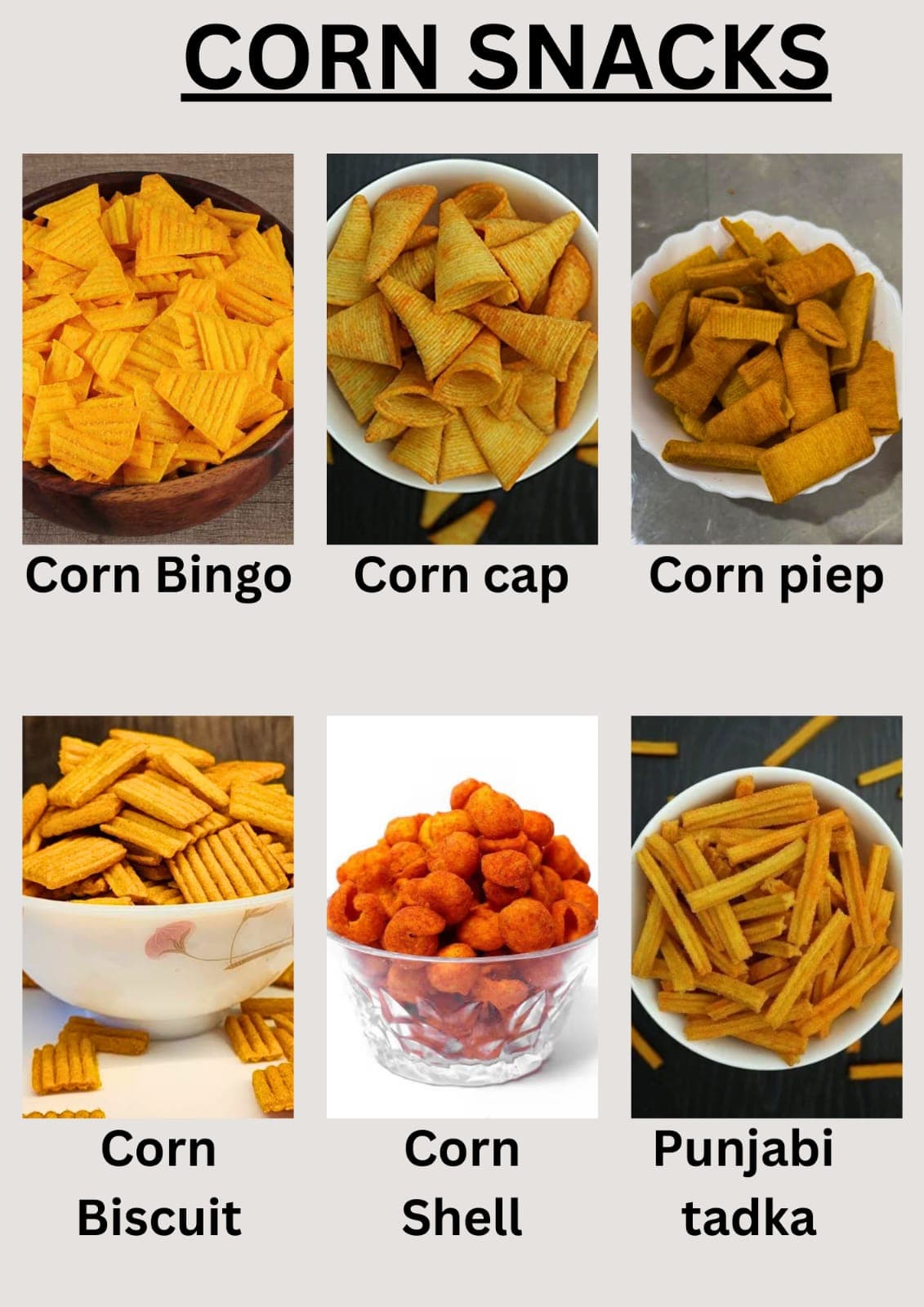 Meerut Namkeen Bhandar Corn Snacks 2 collection