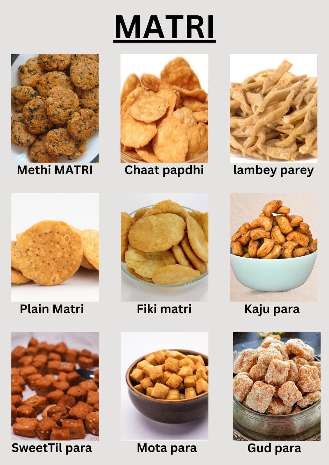 Meerut Namkeen Bhandar Mathri collection